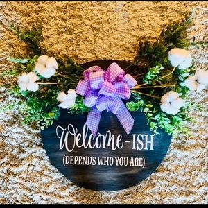 15 in Cute Welcome Sign Perfect Decor